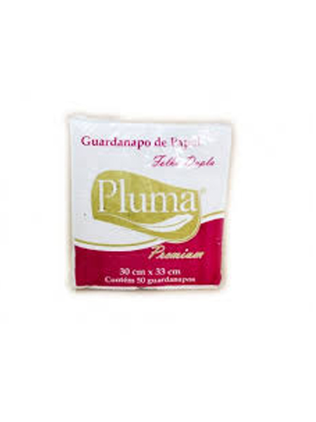 Guardanapo Folha Dupla Pluma 30x33 c 50